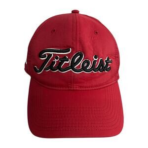 College sports hat Titleist Wisconsin Badgers golf snapback red cap adjustable